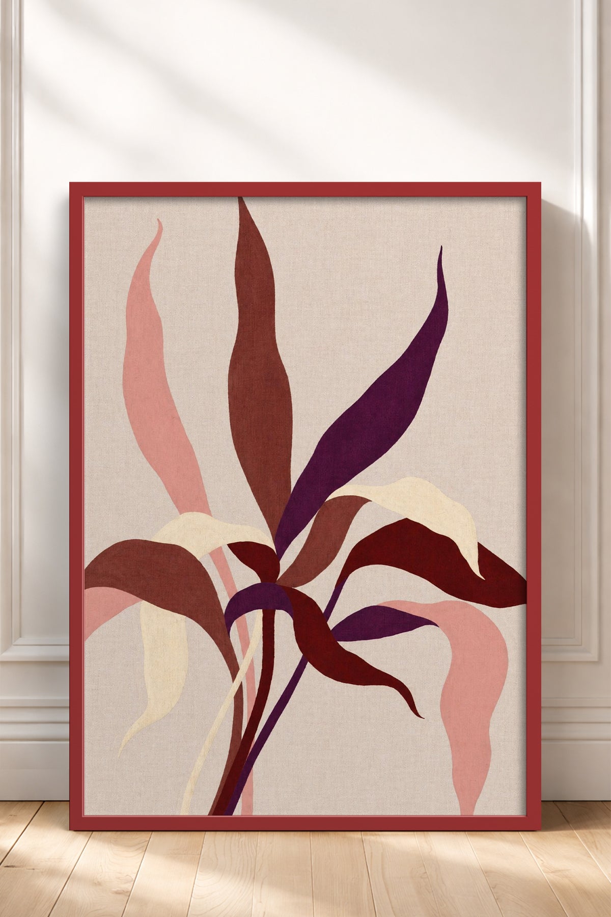 HOMEPACK Ahşap Çerçeveli Tablo Çerçeveli Poster Sanatsal Modern Duvar Dekoru BEK-8454