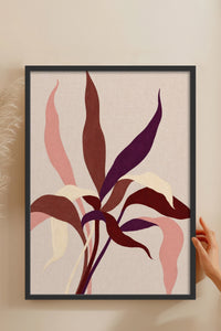 HOMEPACK Ahşap Çerçeveli Tablo Çerçeveli Poster Sanatsal Modern Duvar Dekoru BEK-8454
