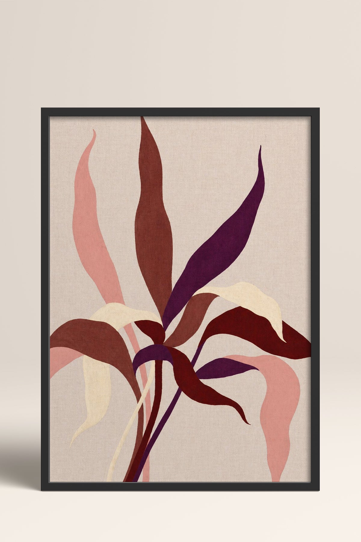HOMEPACK Ahşap Çerçeveli Tablo Çerçeveli Poster Sanatsal Modern Duvar Dekoru BEK-8454