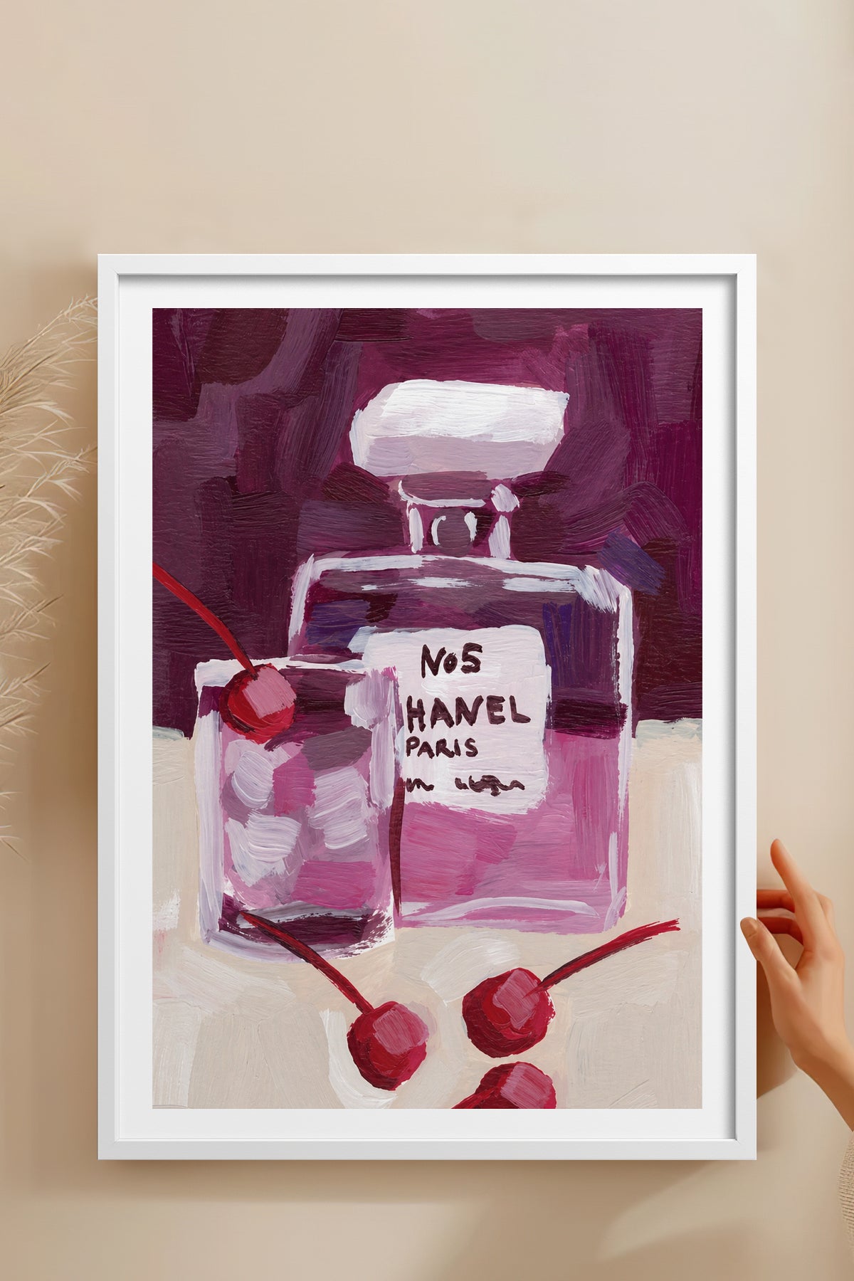HOMEPACK Ahşap Çerçeveli Tablo Çerçeveli Poster Sanatsal Modern Duvar Dekoru BEK-8456