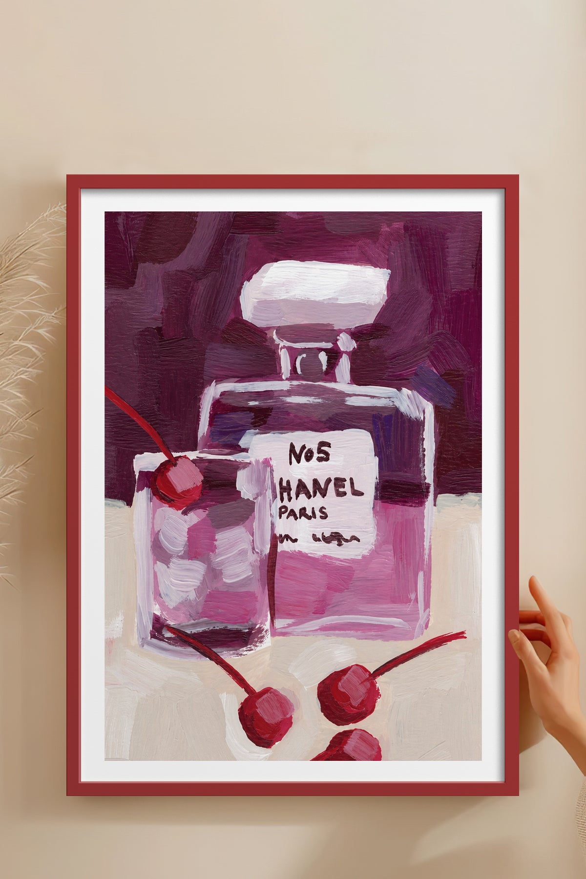 HOMEPACK Ahşap Çerçeveli Tablo Çerçeveli Poster Sanatsal Modern Duvar Dekoru BEK-8456