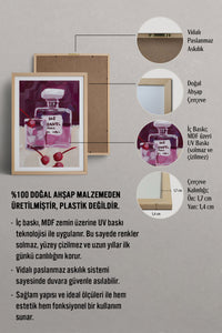 HOMEPACK Ahşap Çerçeveli Tablo Çerçeveli Poster Sanatsal Modern Duvar Dekoru BEK-8456