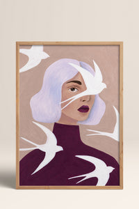 HOMEPACK Ahşap Çerçeveli Tablo Çerçeveli Poster Sanatsal Modern Duvar Dekoru BEK-8457