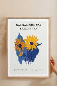 HOMEPACK Ahşap Çerçeveli Tablo Çerçeveli Poster Sanatsal Modern Duvar Dekoru BLOSSOM-02