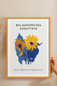 HOMEPACK Ahşap Çerçeveli Tablo Çerçeveli Poster Sanatsal Modern Duvar Dekoru BLOSSOM-02