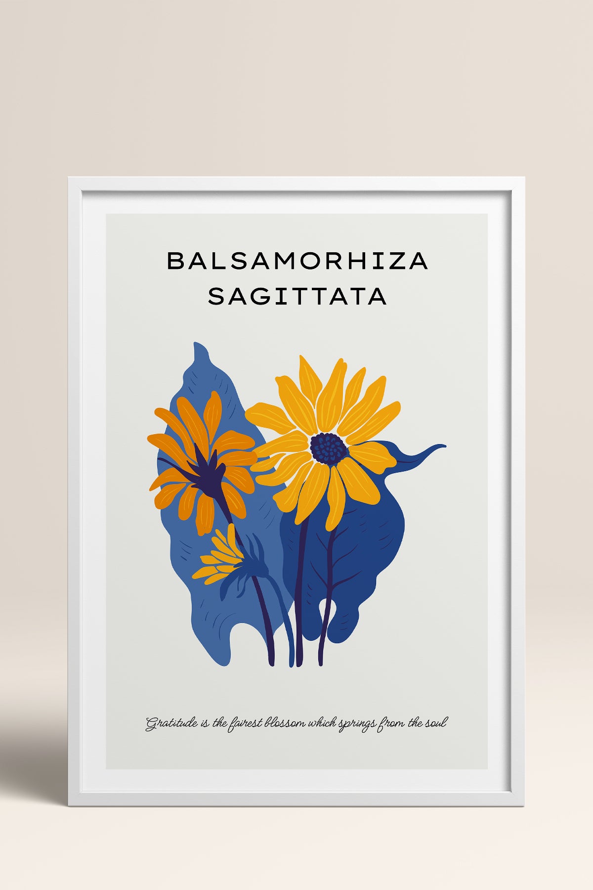 HOMEPACK Ahşap Çerçeveli Tablo Çerçeveli Poster Sanatsal Modern Duvar Dekoru BLOSSOM-02