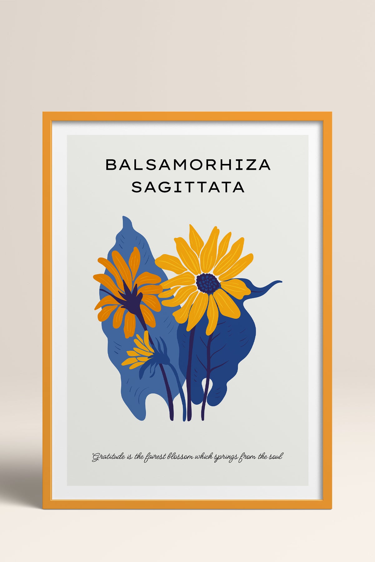 HOMEPACK Ahşap Çerçeveli Tablo Çerçeveli Poster Sanatsal Modern Duvar Dekoru BLOSSOM-02