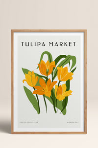 HOMEPACK Ahşap Çerçeveli Tablo Çerçeveli Poster Sanatsal Modern Duvar Dekoru BLOSSOM-06