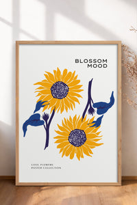 HOMEPACK Ahşap Çerçeveli Tablo Çerçeveli Poster Sanatsal Modern Duvar Dekoru BLOSSOM-08