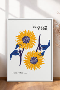 HOMEPACK Ahşap Çerçeveli Tablo Çerçeveli Poster Sanatsal Modern Duvar Dekoru BLOSSOM-08
