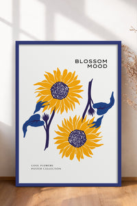 HOMEPACK Ahşap Çerçeveli Tablo Çerçeveli Poster Sanatsal Modern Duvar Dekoru BLOSSOM-08