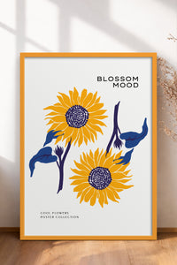 HOMEPACK Ahşap Çerçeveli Tablo Çerçeveli Poster Sanatsal Modern Duvar Dekoru BLOSSOM-08