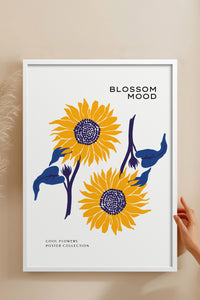 HOMEPACK Ahşap Çerçeveli Tablo Çerçeveli Poster Sanatsal Modern Duvar Dekoru BLOSSOM-08