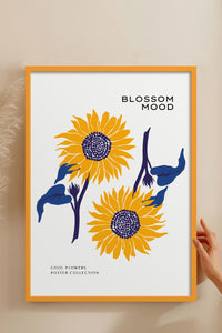 HOMEPACK Ahşap Çerçeveli Tablo Çerçeveli Poster Sanatsal Modern Duvar Dekoru BLOSSOM-08