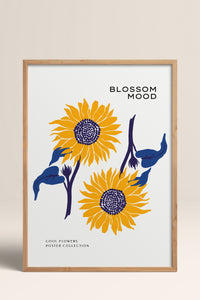 HOMEPACK Ahşap Çerçeveli Tablo Çerçeveli Poster Sanatsal Modern Duvar Dekoru BLOSSOM-08
