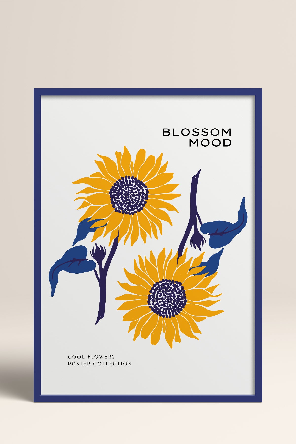 HOMEPACK Ahşap Çerçeveli Tablo Çerçeveli Poster Sanatsal Modern Duvar Dekoru BLOSSOM-08