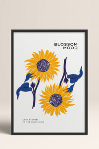 HOMEPACK Ahşap Çerçeveli Tablo Çerçeveli Poster Sanatsal Modern Duvar Dekoru BLOSSOM-08