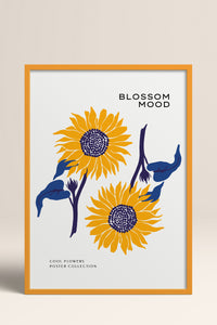 HOMEPACK Ahşap Çerçeveli Tablo Çerçeveli Poster Sanatsal Modern Duvar Dekoru BLOSSOM-08