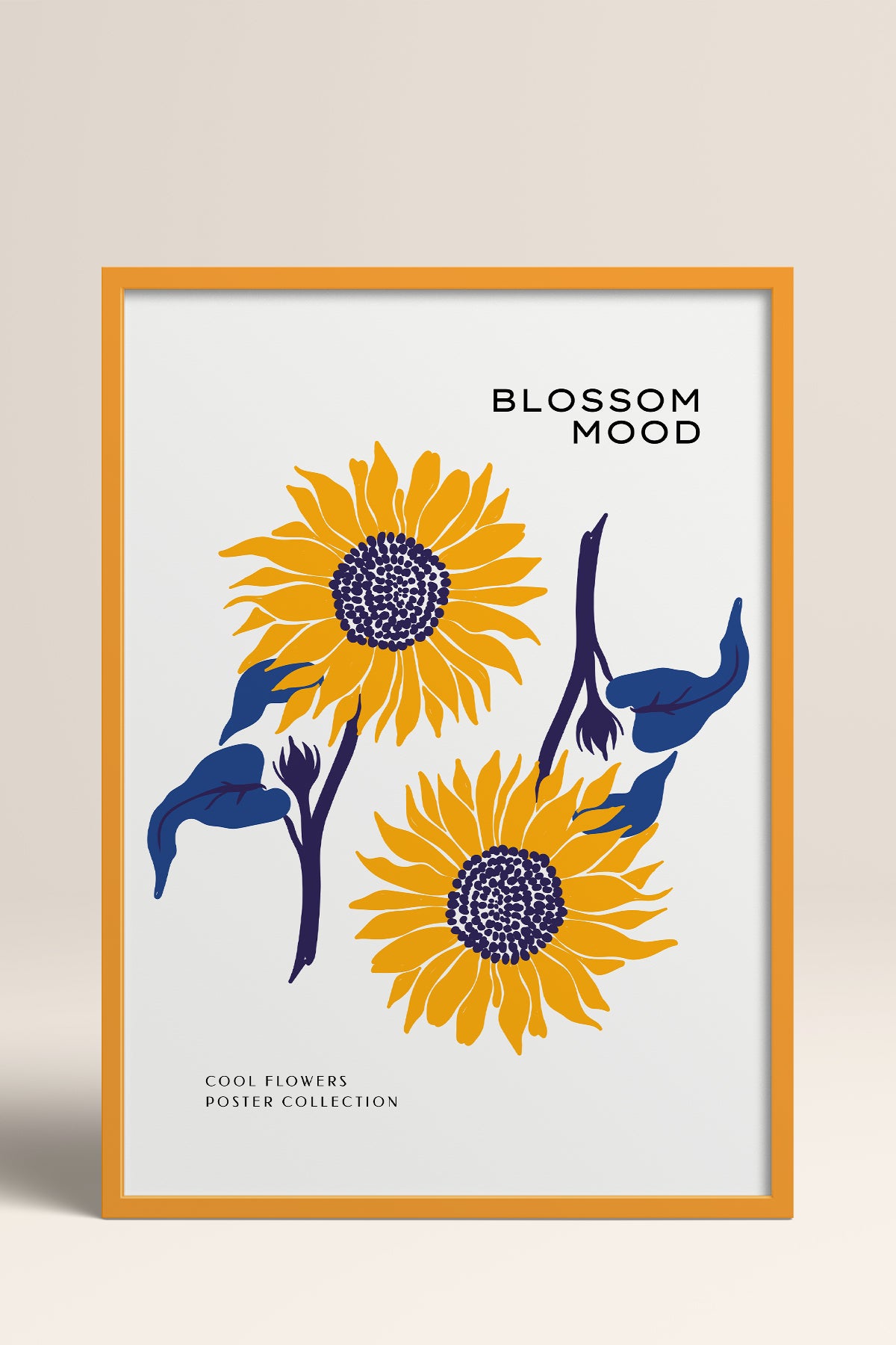 HOMEPACK Ahşap Çerçeveli Tablo Çerçeveli Poster Sanatsal Modern Duvar Dekoru BLOSSOM-08
