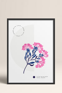 HOMEPACK Ahşap Çerçeveli Tablo Çerçeveli Poster Sanatsal Modern Duvar Dekoru BLOSSOM-09