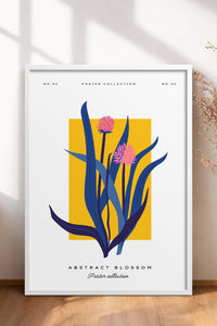 HOMEPACK Ahşap Çerçeveli Tablo Çerçeveli Poster Sanatsal Modern Duvar Dekoru BLOSSOM-10