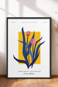 HOMEPACK Ahşap Çerçeveli Tablo Çerçeveli Poster Sanatsal Modern Duvar Dekoru BLOSSOM-10
