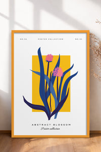 HOMEPACK Ahşap Çerçeveli Tablo Çerçeveli Poster Sanatsal Modern Duvar Dekoru BLOSSOM-10