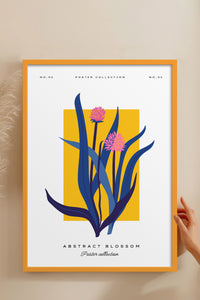 HOMEPACK Ahşap Çerçeveli Tablo Çerçeveli Poster Sanatsal Modern Duvar Dekoru BLOSSOM-10