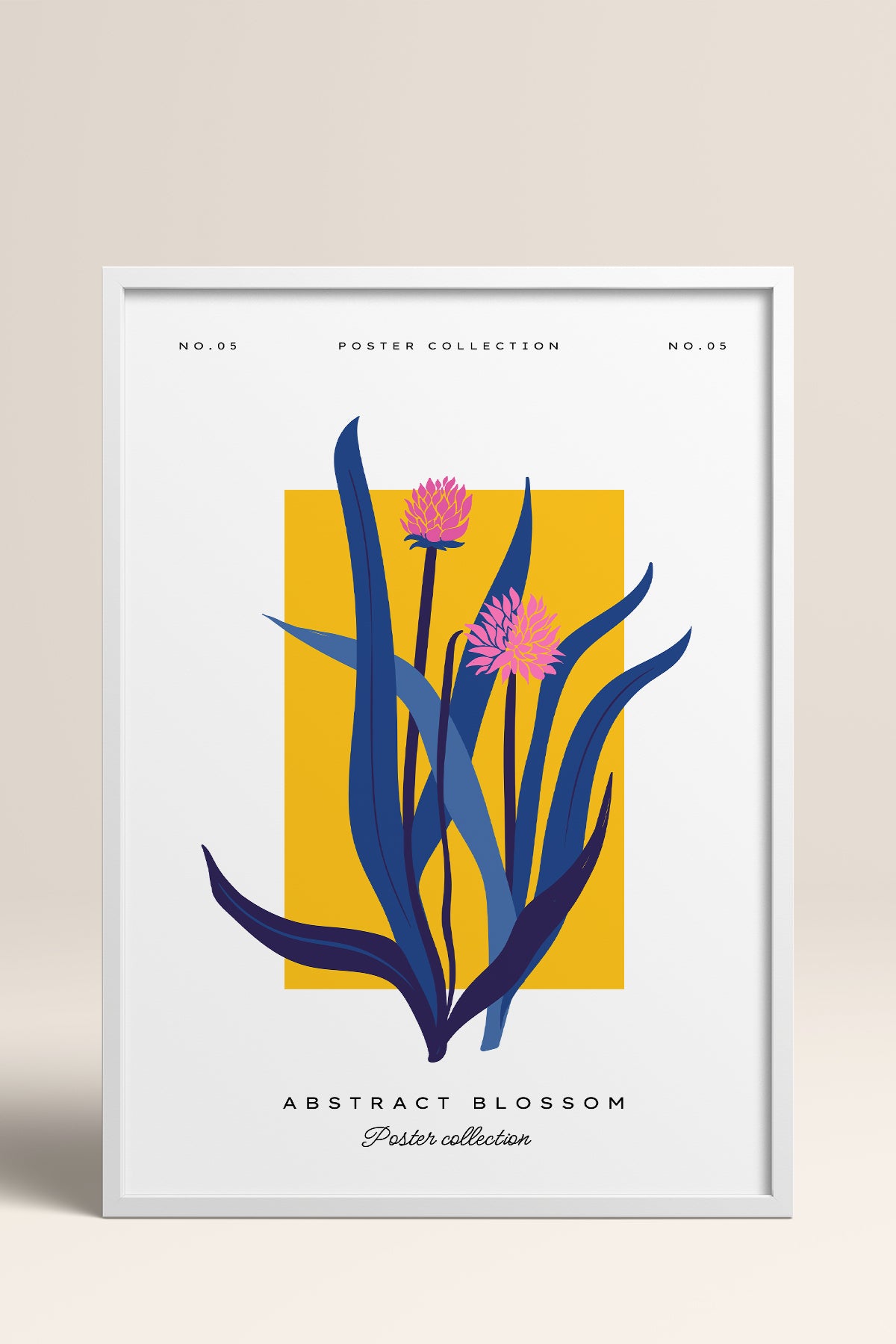 HOMEPACK Ahşap Çerçeveli Tablo Çerçeveli Poster Sanatsal Modern Duvar Dekoru BLOSSOM-10