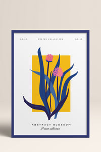 HOMEPACK Ahşap Çerçeveli Tablo Çerçeveli Poster Sanatsal Modern Duvar Dekoru BLOSSOM-10
