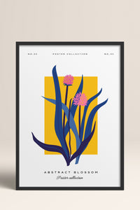 HOMEPACK Ahşap Çerçeveli Tablo Çerçeveli Poster Sanatsal Modern Duvar Dekoru BLOSSOM-10