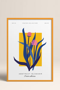 HOMEPACK Ahşap Çerçeveli Tablo Çerçeveli Poster Sanatsal Modern Duvar Dekoru BLOSSOM-10