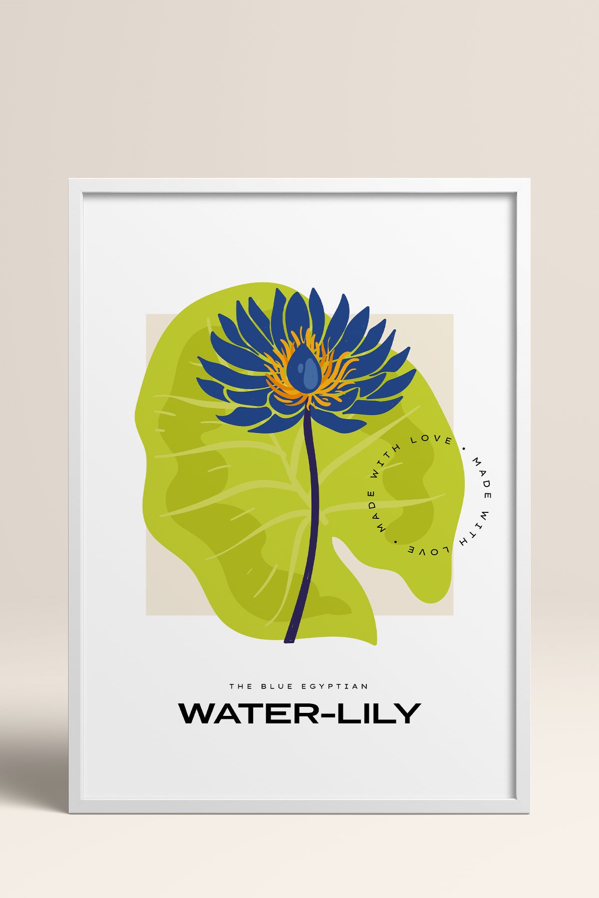 HOMEPACK Ahşap Çerçeveli Tablo Çerçeveli Poster Sanatsal Modern Duvar Dekoru BLOSSOM-12