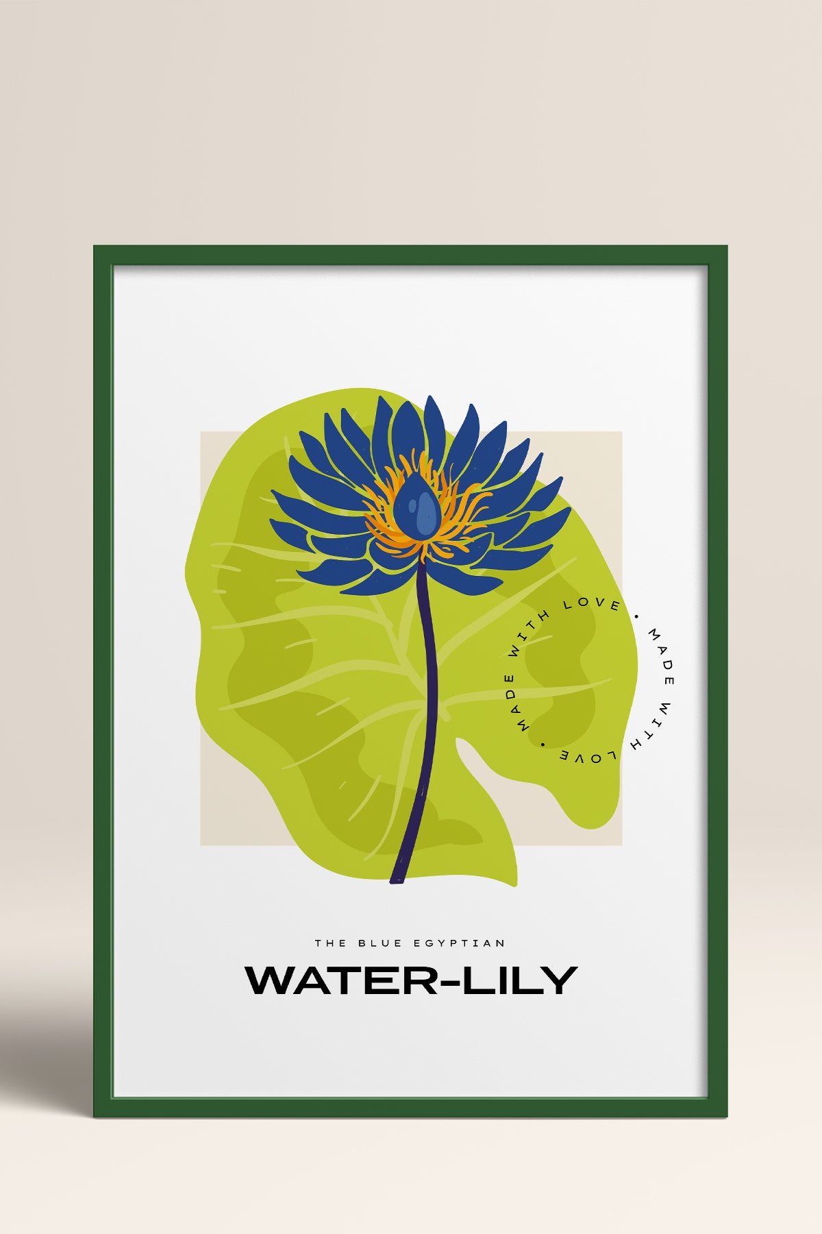 HOMEPACK Ahşap Çerçeveli Tablo Çerçeveli Poster Sanatsal Modern Duvar Dekoru BLOSSOM-12
