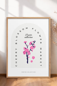 HOMEPACK Ahşap Çerçeveli Tablo Çerçeveli Poster Sanatsal Modern Duvar Dekoru BLOSSOM-15