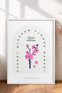 HOMEPACK Ahşap Çerçeveli Tablo Çerçeveli Poster Sanatsal Modern Duvar Dekoru BLOSSOM-15