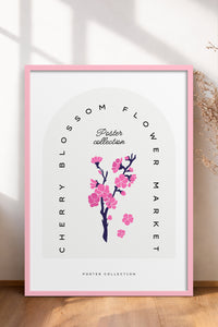 HOMEPACK Ahşap Çerçeveli Tablo Çerçeveli Poster Sanatsal Modern Duvar Dekoru BLOSSOM-15