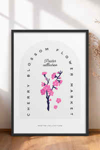 HOMEPACK Ahşap Çerçeveli Tablo Çerçeveli Poster Sanatsal Modern Duvar Dekoru BLOSSOM-15
