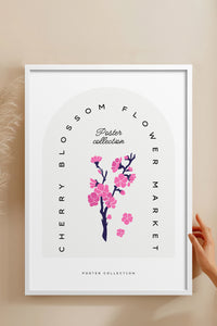 HOMEPACK Ahşap Çerçeveli Tablo Çerçeveli Poster Sanatsal Modern Duvar Dekoru BLOSSOM-15