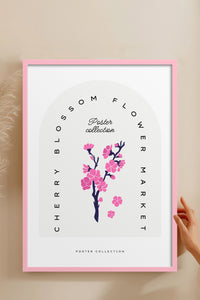 HOMEPACK Ahşap Çerçeveli Tablo Çerçeveli Poster Sanatsal Modern Duvar Dekoru BLOSSOM-15