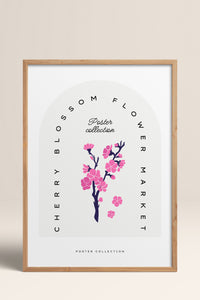 HOMEPACK Ahşap Çerçeveli Tablo Çerçeveli Poster Sanatsal Modern Duvar Dekoru BLOSSOM-15