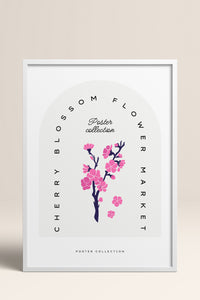 HOMEPACK Ahşap Çerçeveli Tablo Çerçeveli Poster Sanatsal Modern Duvar Dekoru BLOSSOM-15