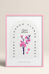 HOMEPACK Ahşap Çerçeveli Tablo Çerçeveli Poster Sanatsal Modern Duvar Dekoru BLOSSOM-15