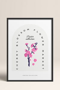 HOMEPACK Ahşap Çerçeveli Tablo Çerçeveli Poster Sanatsal Modern Duvar Dekoru BLOSSOM-15