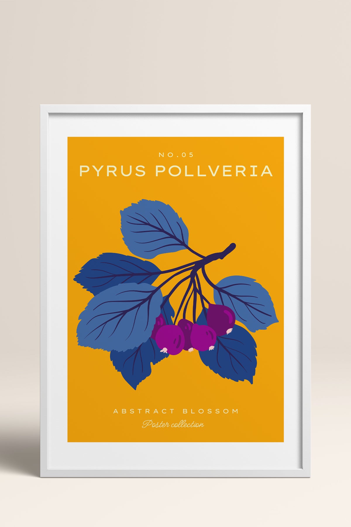 HOMEPACK Ahşap Çerçeveli Tablo Çerçeveli Poster Sanatsal Modern Duvar Dekoru BLOSSOM-16