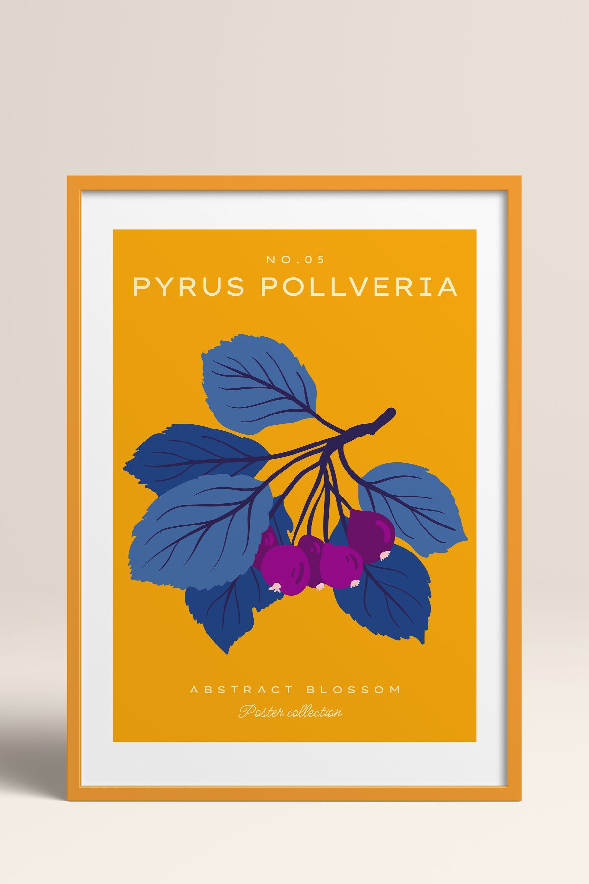 HOMEPACK Ahşap Çerçeveli Tablo Çerçeveli Poster Sanatsal Modern Duvar Dekoru BLOSSOM-16