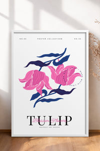 HOMEPACK Ahşap Çerçeveli Tablo Çerçeveli Poster Sanatsal Modern Duvar Dekoru BLOSSOM-18