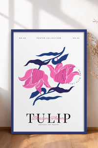 HOMEPACK Ahşap Çerçeveli Tablo Çerçeveli Poster Sanatsal Modern Duvar Dekoru BLOSSOM-18