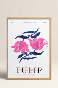 HOMEPACK Ahşap Çerçeveli Tablo Çerçeveli Poster Sanatsal Modern Duvar Dekoru BLOSSOM-18