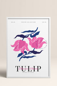 HOMEPACK Ahşap Çerçeveli Tablo Çerçeveli Poster Sanatsal Modern Duvar Dekoru BLOSSOM-18